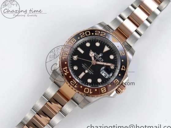 MiroTime 0206 GMT-Master II 126711 CHNR ARF 1:1 Best Edition Black Dial on RG SS Bracelet VR3285 CHS WeatherProof 1661